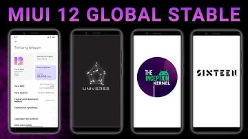 Instal Custom Kernel Buat ROM MIUI 12 GLOBAL STABLE Port REDMI NOTE 8