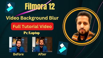 How to Blur Video Background on Filmora 12/Filmora 12 Per Video Background Blur Karney Ka Tariqa