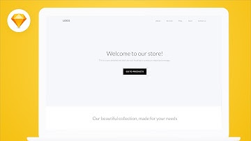Design an E-Commerce Website in Sketch Tutorial: Landing Page UX Structure 👉PART 1