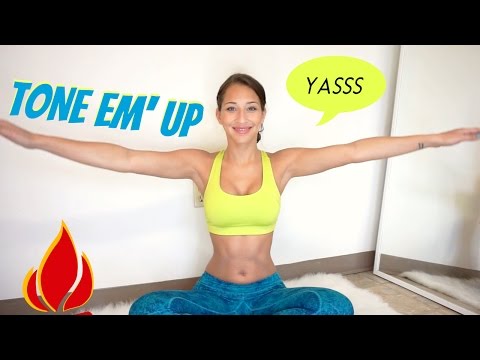 Arm Workout - Tone Your Arms, Back, and Shoulders! (BEGINNERS) by Vicky Justiz