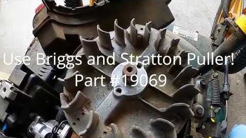 How to: Briggs and Stratton Quantum 6 HP Flywheel Removal