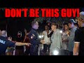 DUMB Kid Tries Arguing With COPS After Friend Gets ARRESTED FOR DONUTS AT CAR MEET!