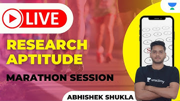NTA UGC NET 2021 | Research Aptitude by Abhishek Shukla | Marathon Session