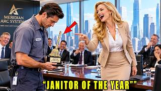 CEO Named Single Dad “Janitor of the Year” as a Joke—He Bowed, Knowing October Would Come