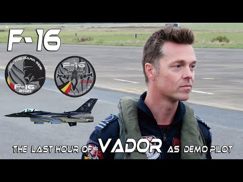 F-16  Stefan "Vador"  Darte  Last Hour as Belgian Solo Display Pilot 20/10/2021  4K UHD