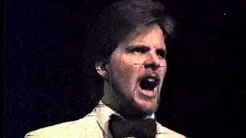 1985: David Lemke, baritone opera singer, in the S...