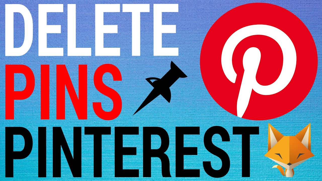 How To Delete Pins On Pinterest Youtube