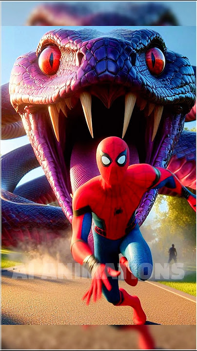 Spiderman transformation into Snake? Medusa?! spiderman vs sonic vs deadpool #spiderman #sonic