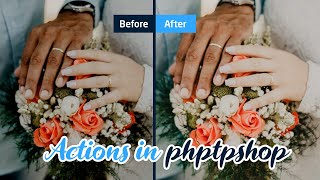 طريقة استخدام الاكشن في الفوتوشوب Action in photoshop