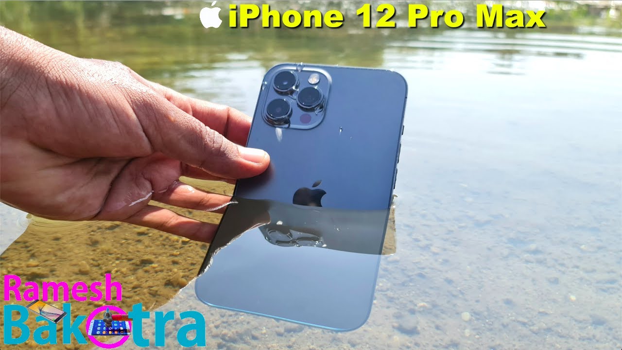 Is iPhone 12 Pro not waterproof?