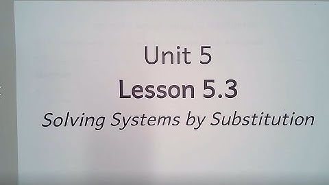Unit 5 - Lesson 5.3