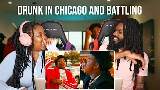 2 in 1 🔥 Yungeen Ace - Drunk In Chicago & Battling Ft. Lil Poppa (Official Music Video) | REACTION