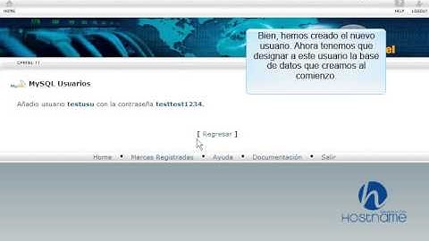 Crear base de dato Mysql en cPanel