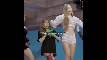 Are you sure D4 green screen ?☠️#BLACKPINK #LISA#ROSÉ#JISOO #JENNIE #K-POP#BLINK