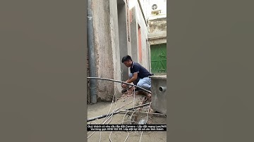 Đi Dây Ngầm Âm Tường Trước Khi Lắp Camera Cho Khách Hàng Tại Phố Yên Thái Hoàn Kiếm
