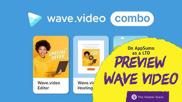 Wave Video Preview, on AppSumo as a LTD, along with Animatron Studio