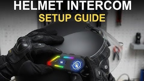 How to Install Helmet Intercom | Complete Beginner-Friendly Setup Guide helmet | EDYELL C5