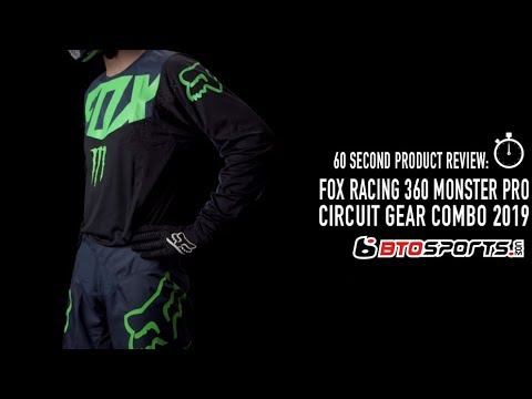 Fox Racing 360 Monster Pro Circuit Combo 2019 | 60 Second Product Review