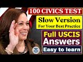 2024 random 100 civics questions and answers - U.S. citizenship interview I N400 Interview