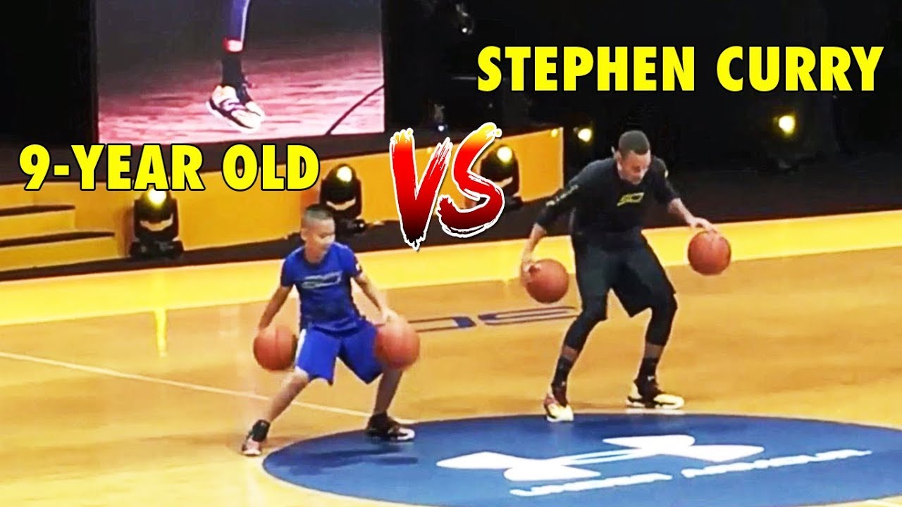 steph curry 9 year old
