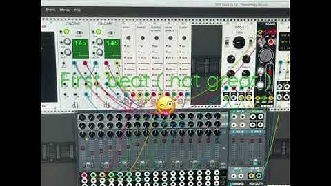 First shot at drums on VCV Rack