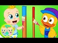 Thin and thick (opposites) song | Happy Baby Songs Nursery Rhymes