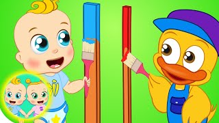 Thin and thick (opposites) song | Happy Baby Songs Nursery Rhymes