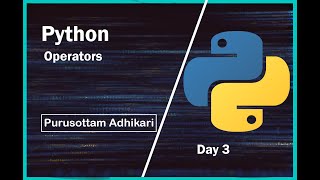 Famous Python Operators  #Python Programming Day 3 Wealth