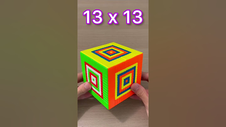 Rubik’s Cubes From 1x1 - 19x19