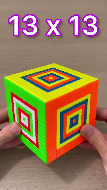 Rubik’s Cubes From 1x1 - 19x19