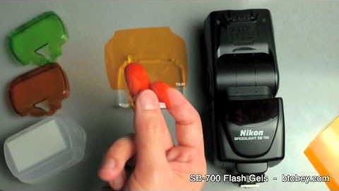 Nikon SB700 - Color Filter Gels