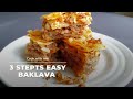 Baklava Pudding in 3 Steps | full recipe | #Comfort food