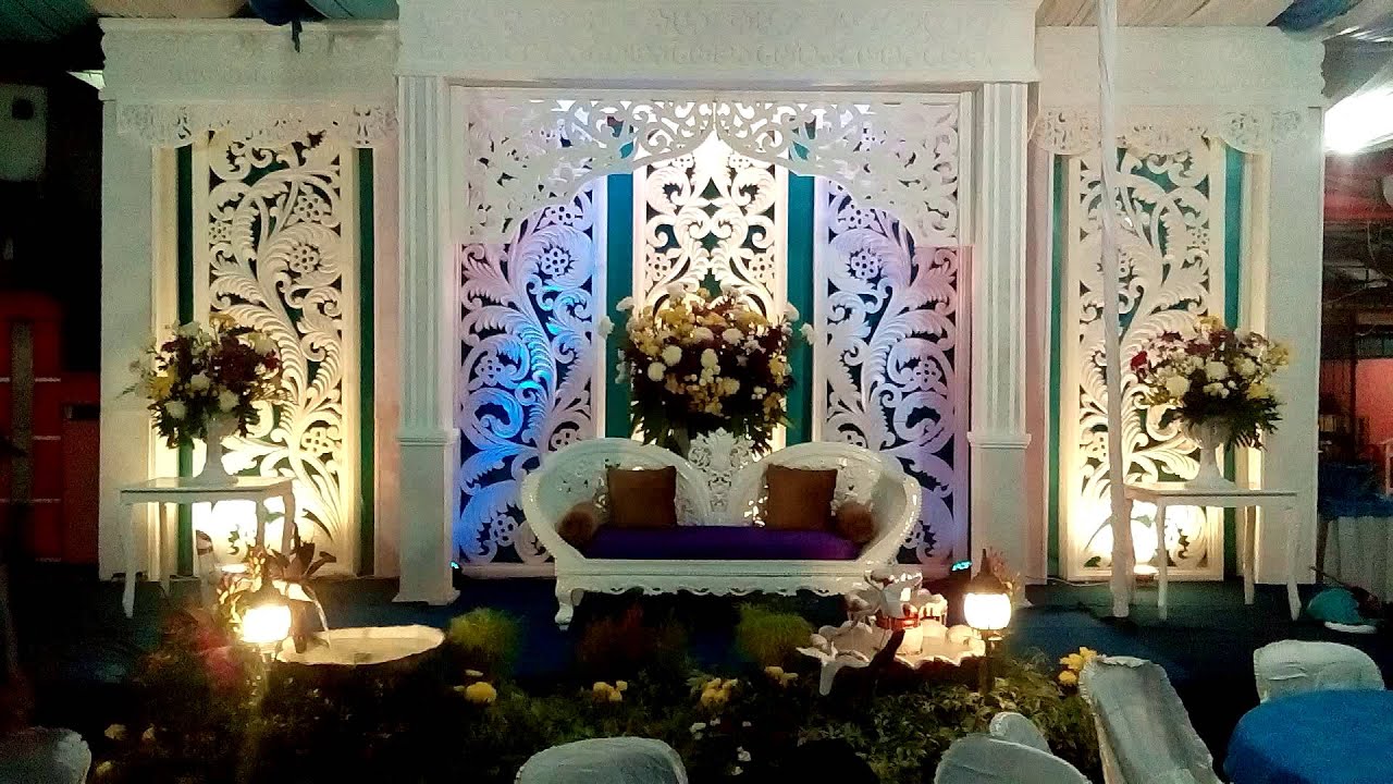  Dekorasi  pelaminan  nasional By aufa wedding YouTube