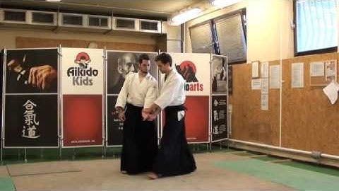 gyakuhanmi katatedori shihonage omote [AIKIDO]  basic technique