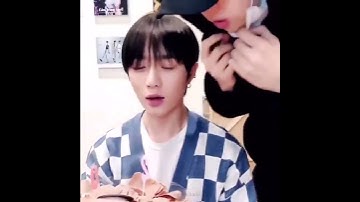 Just Yeonbin teasing Taegyu...
