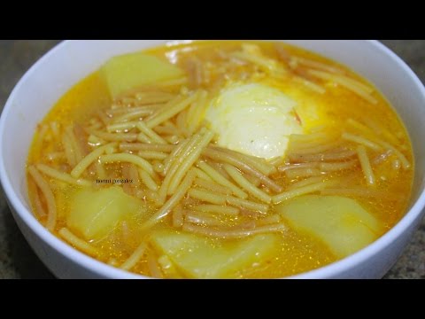 Video: Sopa De Cerdo Con Huevo Y Fideos