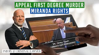 📜Appeal | First degree murder | Miranda Rights | Donna Horwitz v State of Florida (Grey Tesh)
