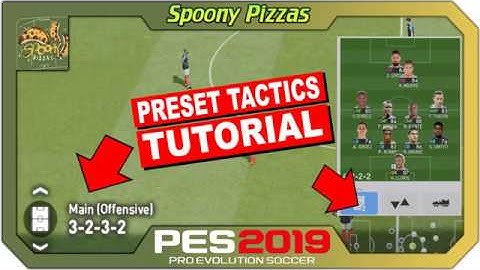 PES 2019 | Preset Tactics Tutorial