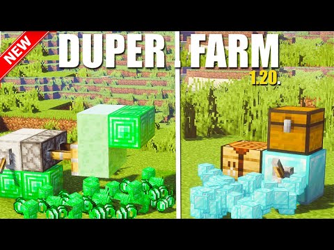 INFINITE DUPER FARM IN MINECRAFT 1.20! (Duper Glitch!) 1.20 ...