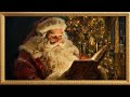 Santa S Quiet Night Vintage Gold Frame Christmas Art Cozy Holiday Reading Frame TV Art 4K mp3