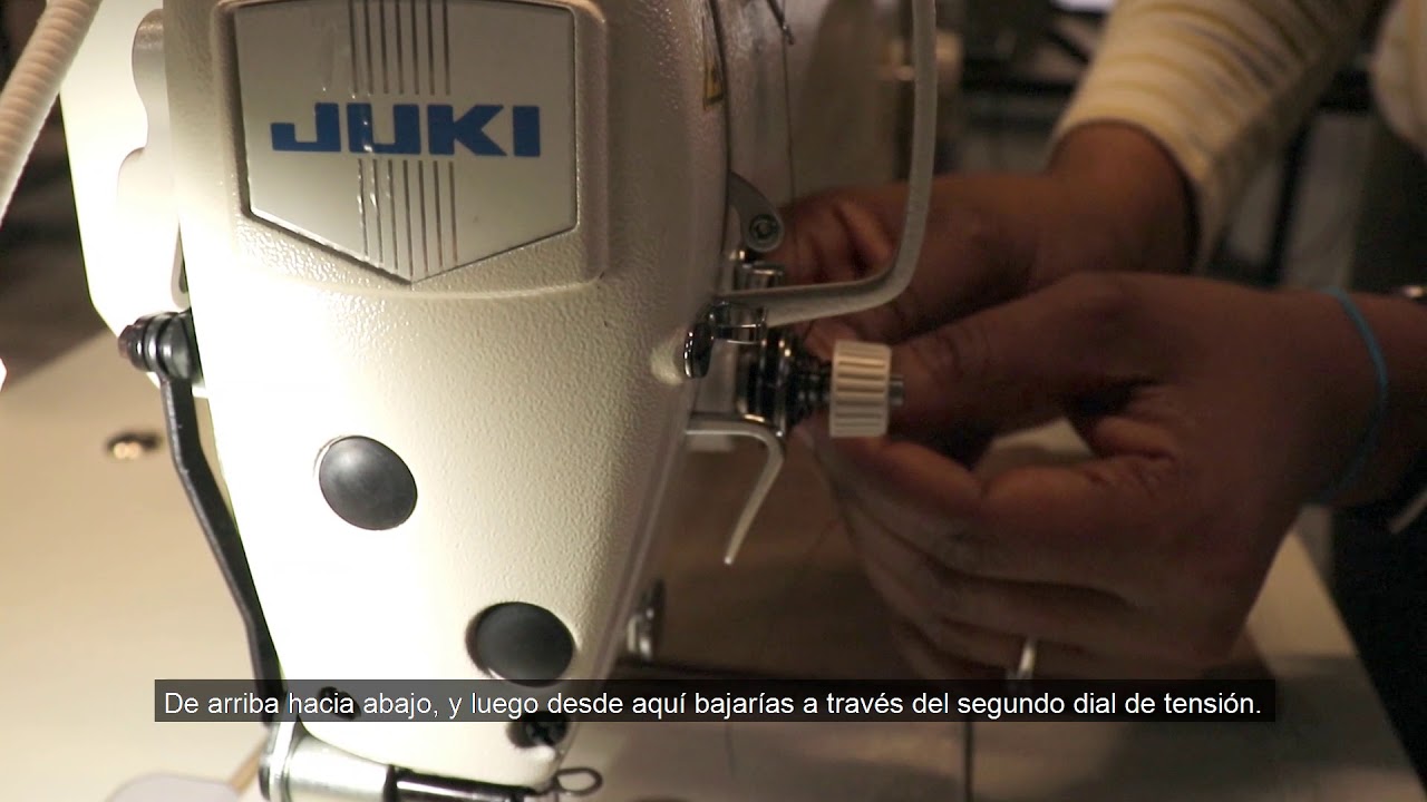 Threading your Juki Machine con subtítulos en español YouTube