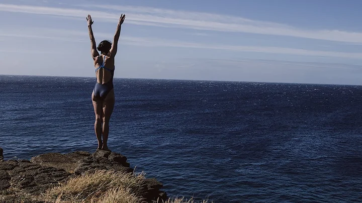 adidas x Parley: Cliff diver Anna Bader