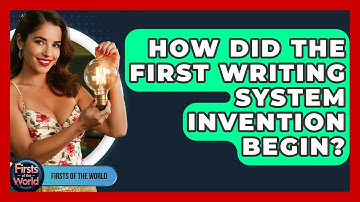 How Did The First Writing System Invention Begin? - Firsts of the World