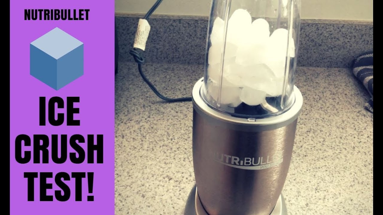 Can the Nutribullet Blend Ice? (Ice Crush Test) -