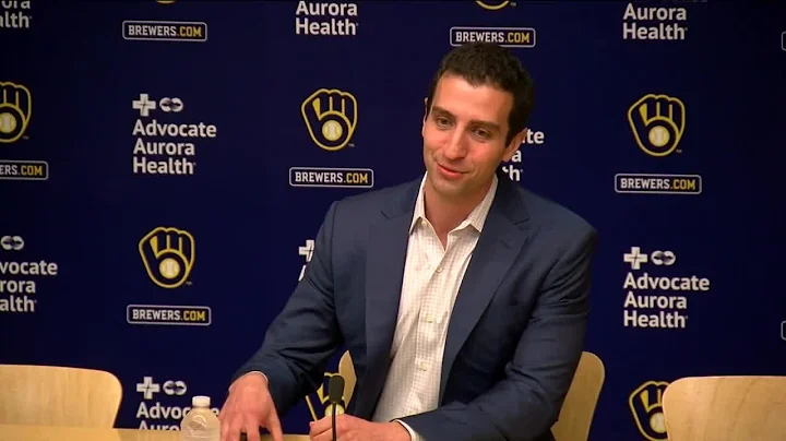 Milwaukee Brewers president David Stearns discusse...
