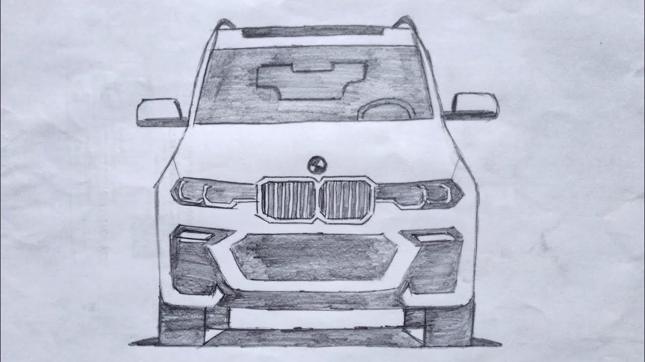 How To Draw BMW X7 | Drawing Video | Jay Prajapati - YouTube