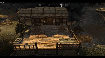 Riverside Shack - Buildable Player Home - Skyrim House Mod
