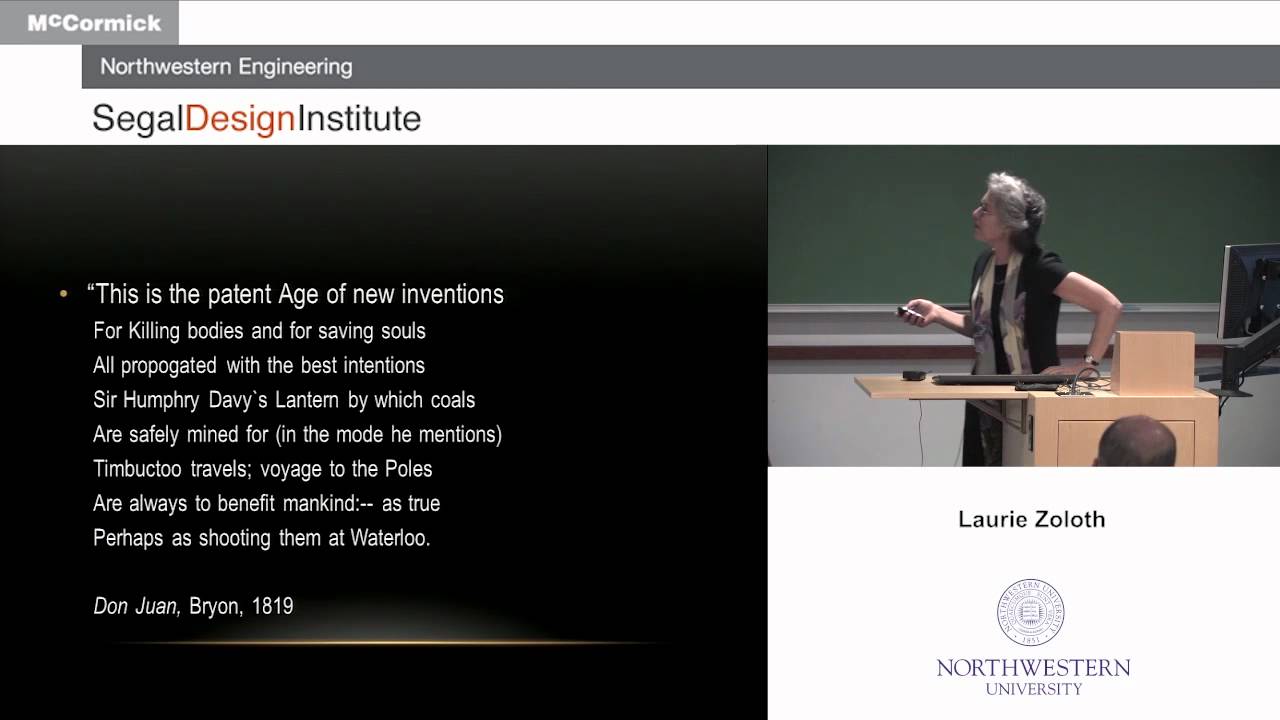 Laurie Zoloth: A GOOD LINE: Ethical Issues in a designed world