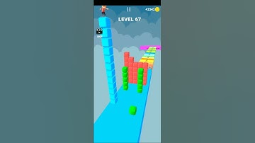 Cube Stacker Surfer 3d - Gameplaywalkhthrough all levels #shorts #android