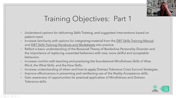 Mindfulness and Distress Tolerance | Nicole Babcoc...